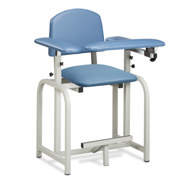 Clinton Extra-Tall, Blood Drawing Chair with Padded Arms, Royal Blue 66011-3RB